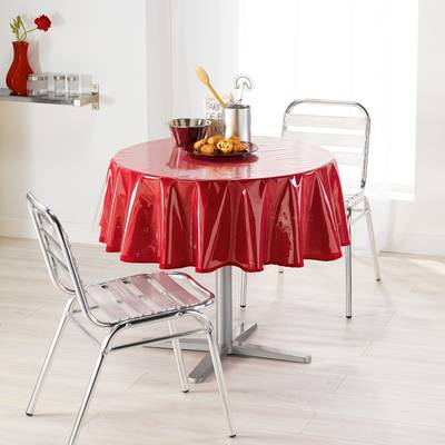 Douceur D Interieur Nappe crystal ronde transparent, 160  cm