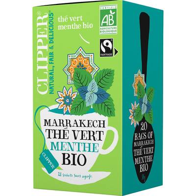 Clipper Thé Vert Menthe Bio - 20 sachets, 35g