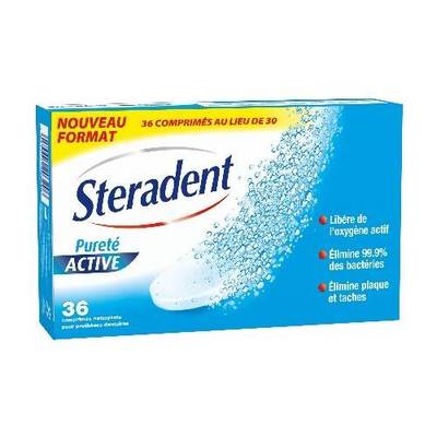 3059944203296 - Stéradent - Nettoyants Pureté Active pour prothèses dentaires