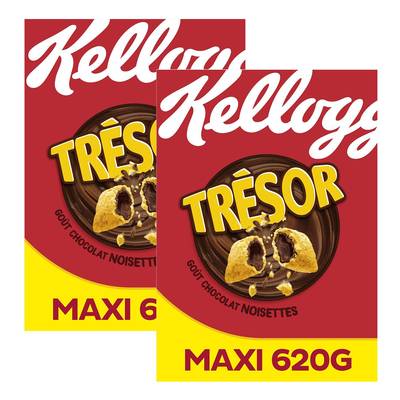 Trésor Céréale Chocolat Noisette, 2x1Kg