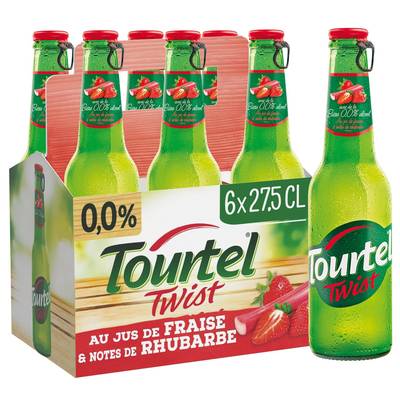 Tourtel Twist Fraise - Rhubarbe 0.00%, 6x27,5cl