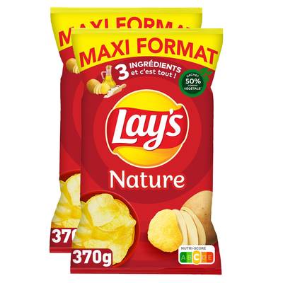 Lays Chips nature, 370g