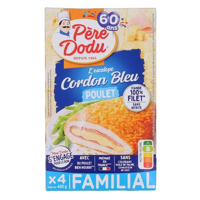 Père Dodu Cordon Bleu Poulet, 4x100g