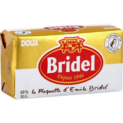 Bridel Beurre doux 60%mg, 250g