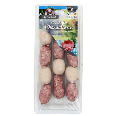 Le Père Benoit Brochettes Charcutières, 3x105g