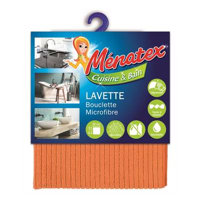 La Ménagère Lavette bouclée microfibres, 31 x 32 cm