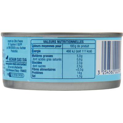 3254560022997 - Auchan - Miettes de thon à la tomate