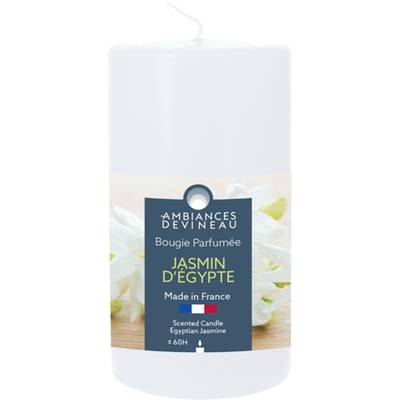 Ambiances Devineau Bougie cylindrique Jasmin d'Egypte, 13 cm
