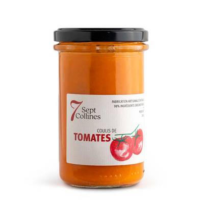 Sept Collines Coulis de tomates - Conserverie Artisanale, 240g