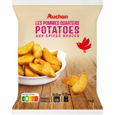 Auchan Potatoes aux épices douces, 1kg