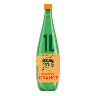 Maison Perrier Forever Boisson Gazeuse Aromatisée Orange, 1L