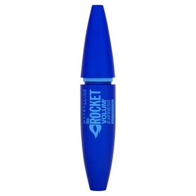 Gemey Maybelline Mascara Waterproof  Volum'Express The Rocket, Noir intense