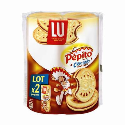 Pépito Croc sablé goût choco, 2x294g