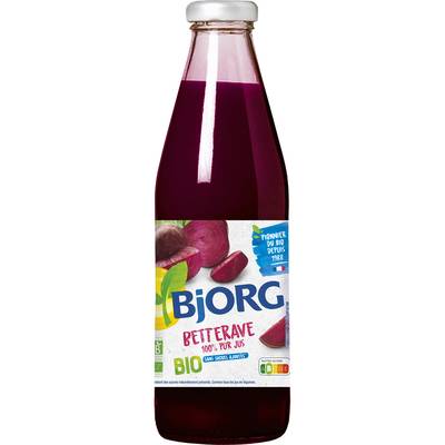 Bjorg Pur Jus de betteraves rouge bio, 75cl