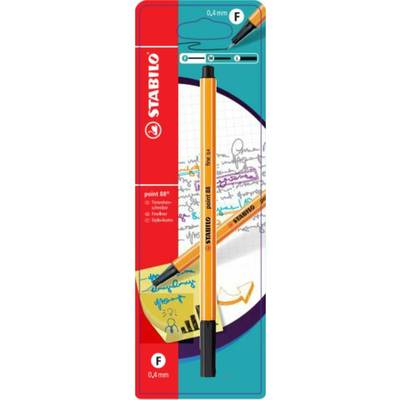 Stabilo Stylo feutre pointe fine Point 88 noir, 1 feutre