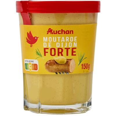 Auchan Moutarde forte de Dijon, 150g