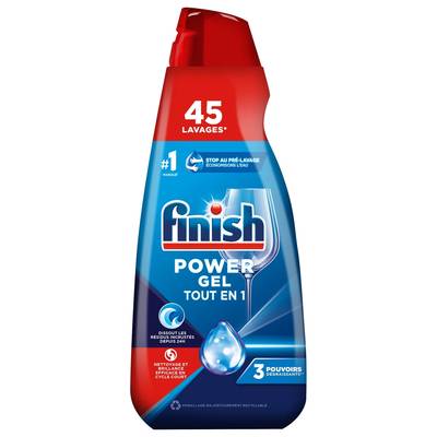 Finish Gel Lave-Vaisselle Power, 900ml