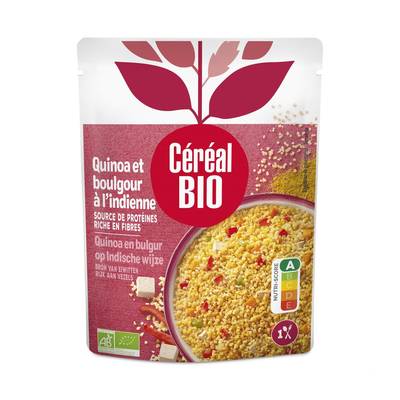 Céréal Bio Quinoa Curry Recette Indienne Vegan Bio, 220g