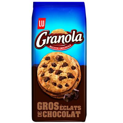 Granola Cookies Gros éclats de chocolat, 184g