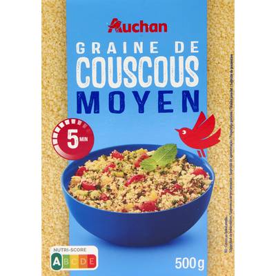 Auchan Couscous moyen, 500g