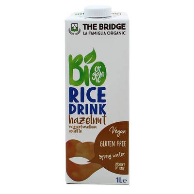 The Bridge Boisson au riz et noisette bio, 1L