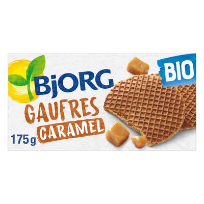 Bjorg Gaufres au caramel Bio, 175g
