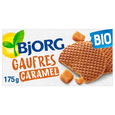 Bjorg Gaufres au caramel Bio, 175g