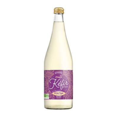 Vitamont Kéfir d'eau aux fruits bio - Citron Figue, 75cl