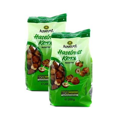 Alnatura Noisettes bio, Lot de 2x200g