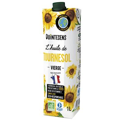 Quintesens Huile de Tournesol bio, 1L