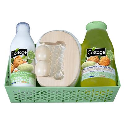 Cottage Coffret Huile à l'Huile d'Amande, 4 pièces