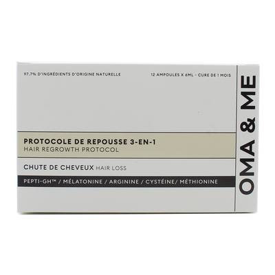 OMA & ME Protocole de Repousse 3-en 1, 12 x 6 ml