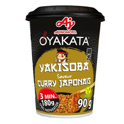 Oyakata Nouilles Sautées Yakisoba Curry Japonais en cup, 93g