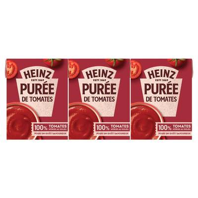 Heinz Purée de Tomates, 3x212g