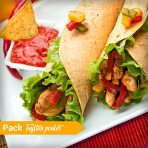 Fajitas de poulet