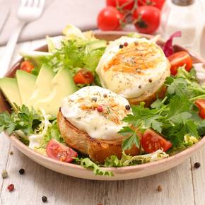 Salade chèvre chaud