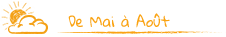 De mai à août