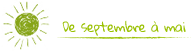 De juillet à septembre