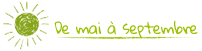 De mai à septembre