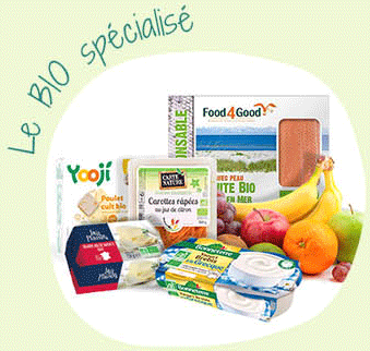 Produits bio marques spécialisées