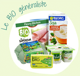 Produits bio marques généralistes