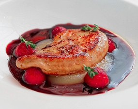 Foie gras poêlé sauce porto