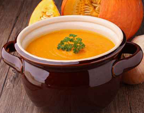 recette Veloute de potiron aux noisettes