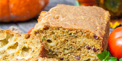 CAKE AU POTIMARRON ET AUX LARDONS 